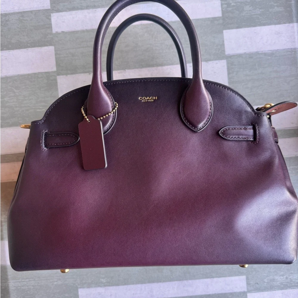 NEW Coach Empire 28 in Merlot - Picture 2 of 13